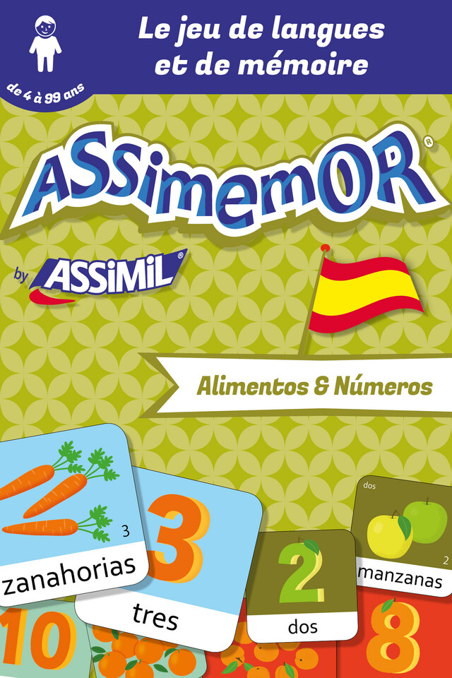 Assimemor – Mes premiers mots espagnols : Alimentos y Números -  Céladon, Jean-Sébastien Deheeger - Assimil
