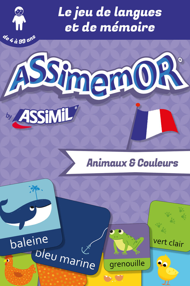 Assimemor – Mes premiers mots français : Animaux et Couleurs - Jean-Sébastien Deheeger,  Céladon - Assimil