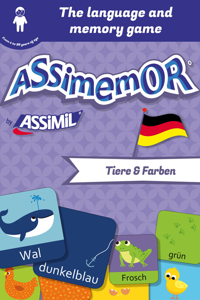 Assimemor – My First German Words: Tiere und Farben - Jean-Sébastien Deheeger,  Céladon - Assimil