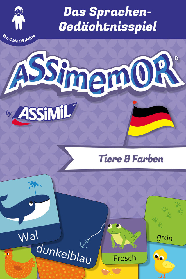Assimemor - Meine ersten Wörter auf Deutsch: Tiere und Farben - Jean-Sébastien Deheeger,  Céladon - Assimil