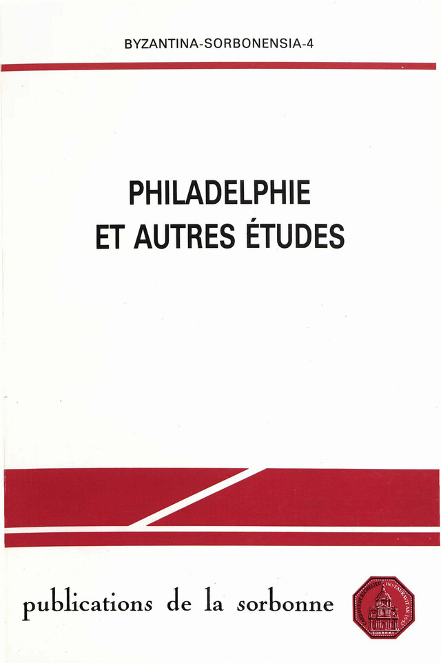 Philadelphie et autres études -  - Éditions de la Sorbonne