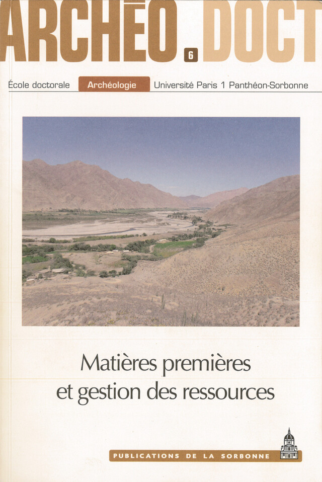 Matières premières et gestion des ressources -  - Éditions de la Sorbonne