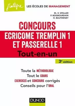 Concours Écricome Tremplin 1 et Passerelle 1 - 3e éd.