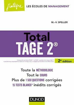 Total TAGE 2® - 2e éd. - Marie-Virginie Speller - Dunod