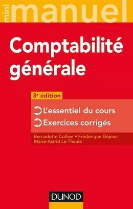 Mini manuel de comptabilité générale - 3e éd.
