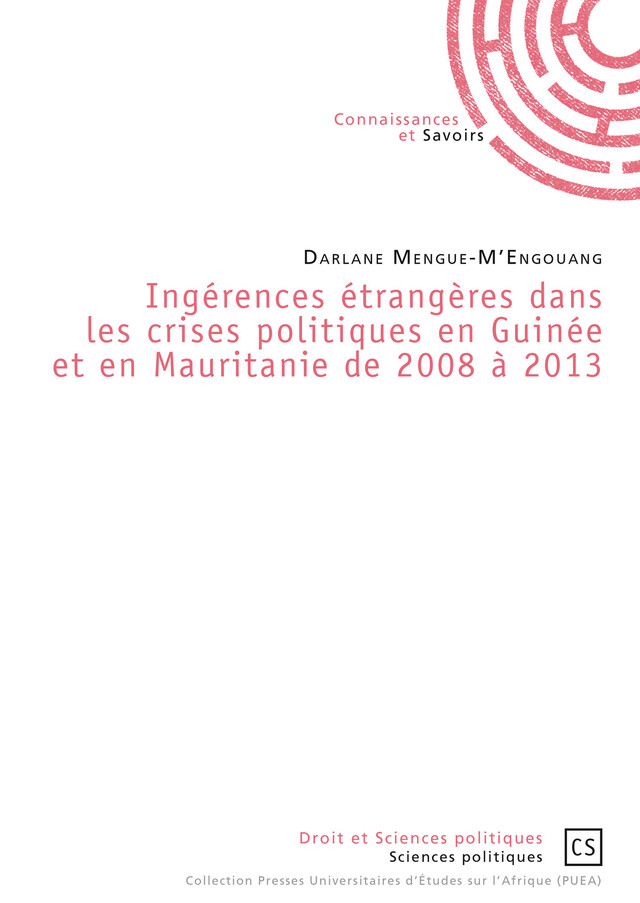 Ingérences étrangères dans les crises politiques en Guinée et en Mauritanie de 2008 à 2013 - Darlane Mengue-M'Engouang - Connaissances & Savoirs