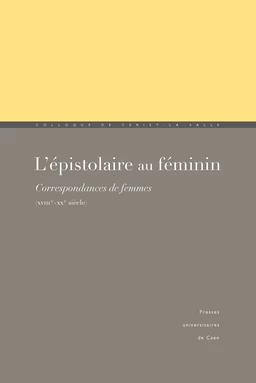 L'Épistolaire au féminin