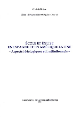 École et Église en Espagne et en Amérique Latine