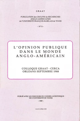 L'opinion publique dans le monde anglo-américain