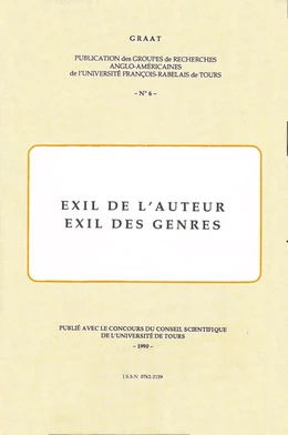 Exil de l'auteur, exil des genres