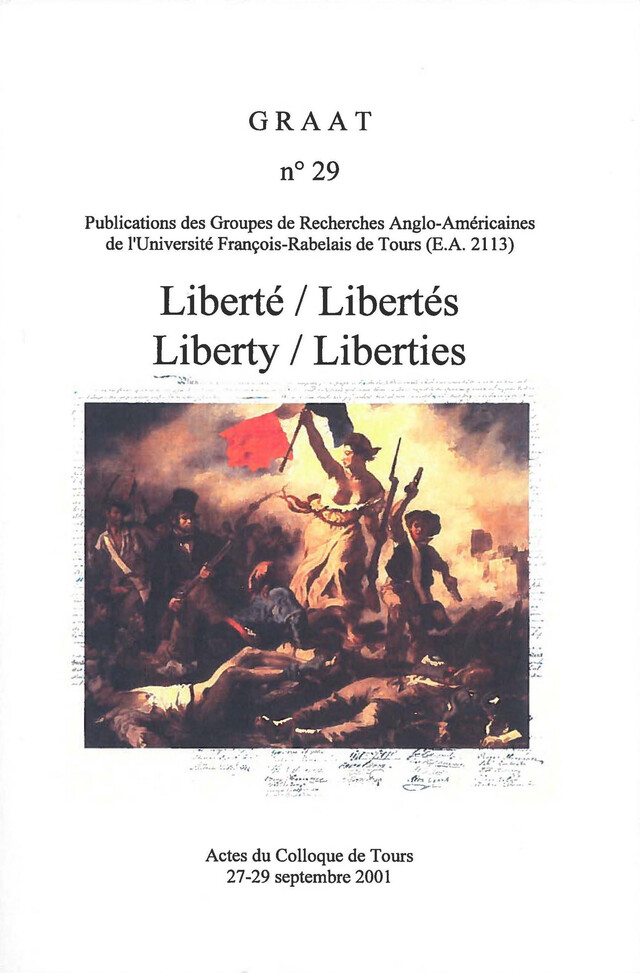 Liberté / Libertés -  - Presses universitaires François-Rabelais