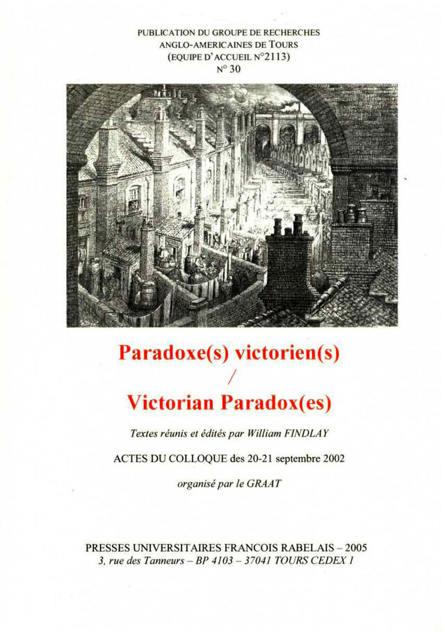 Paradoxe(s) victorien(s) – Victorian Paradox(es) -  - Presses universitaires François-Rabelais