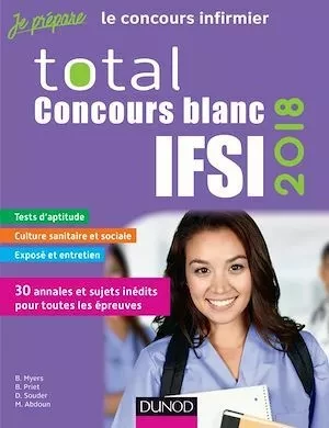 Total Concours blanc  ISFI 2018 - Dominique Souder, Bernard Myers, Benoît Priet, Malika Abdoun - Dunod