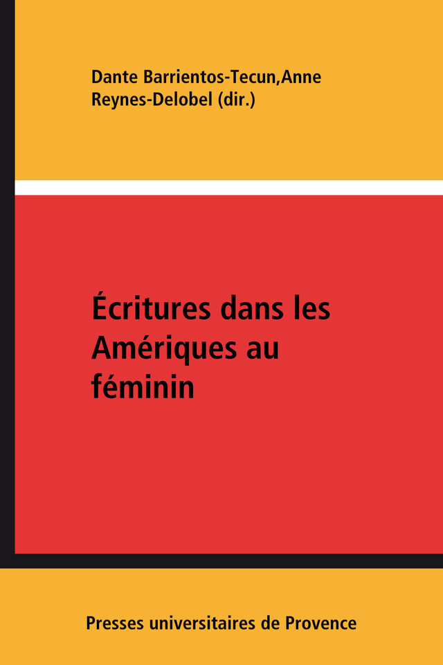 Écritures dans les Amériques au féminin -  - Presses universitaires de Provence