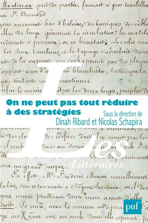 On ne peut pas tout réduire à des stratégies - Nicolas Schapira, Dinah Ribard - Humensis