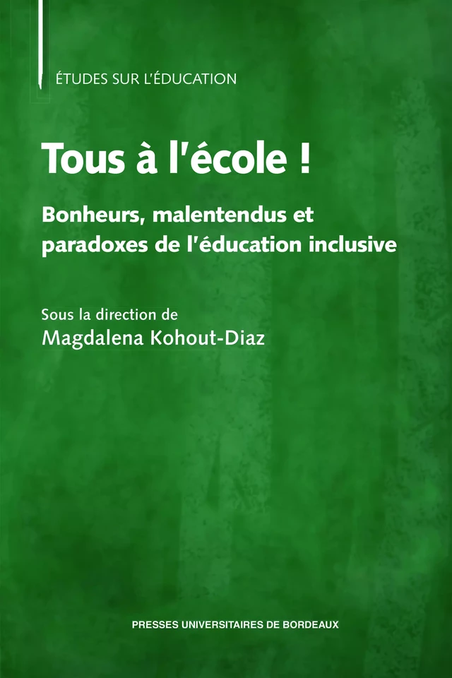 Tous à l'école ! - Magdalena Kohout-Diaz - Presses universitaires de Bordeaux