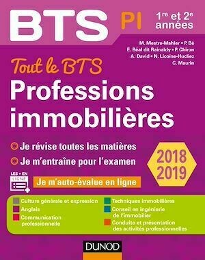 Tout le BTS Professions immobilières - 2018/2019 - Collectif Collectif - Dunod