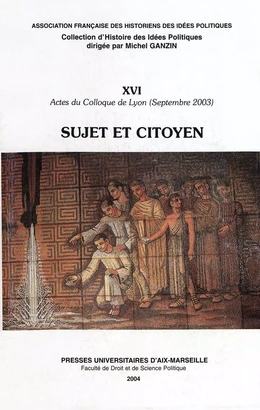 Sujet et citoyen