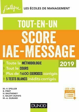 Score IAE-Message - 2019 -  Collectif - Dunod