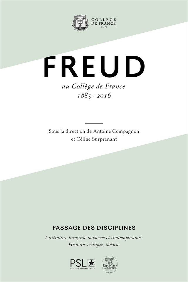 Freud au Collège de France -  - Collège de France