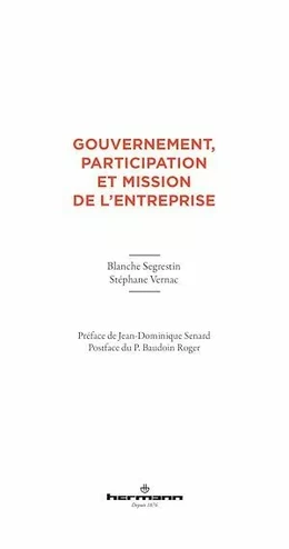 Gouvernement, participation et mission de l'entreprise