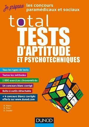 TOTAL Tests d'aptitude et psychotechniques - Dominique Souder, Bernard Myers, Benoît Priet - Dunod