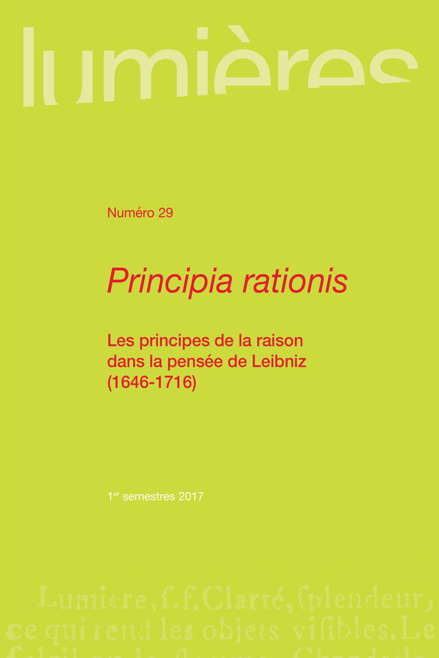 Principia rationis -  - Presses universitaires de Bordeaux