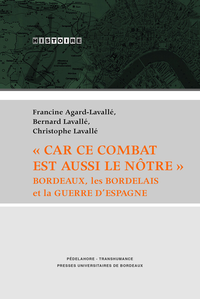 "Car ce combat est aussi le nôtre" - Francine Agard-Lavallé, Bernard Lavallé, Christophe Lavallé - Presses universitaires de Bordeaux
