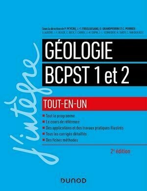 Géologie tout-en-un BCPST 1re et 2e années - 2e éd. - Collectif Collectif - Dunod