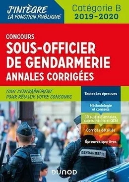 Concours Sous-officier de gendarmerie