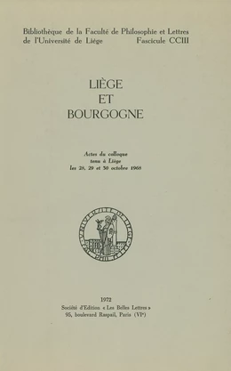 Liège et Bourgogne