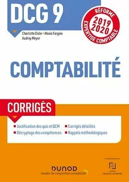 DCG 9 Comptabilité - Corrigés