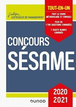 Concours Sésame - 2020-2021 - Catherine Baldit-Dufays, Marie-Annik Durand, Marie-Virginie Speller, Pia BoisBourdain - Dunod