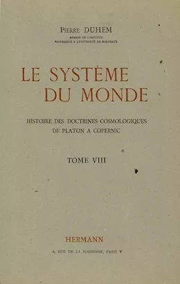 Le système du monde. Tome VIII