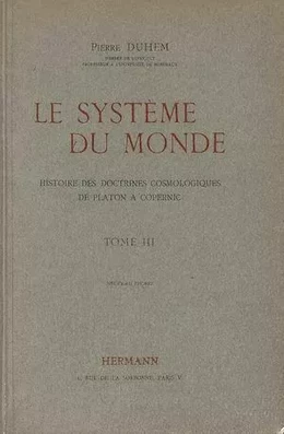 Le système du monde. Tome III