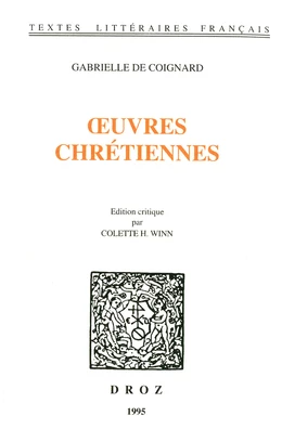 Œuvres chrétiennes