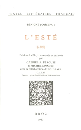 L'Esté (1583)