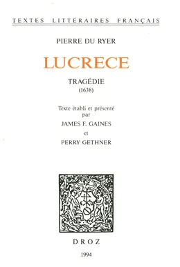 Lucrece : tragédie, 1638