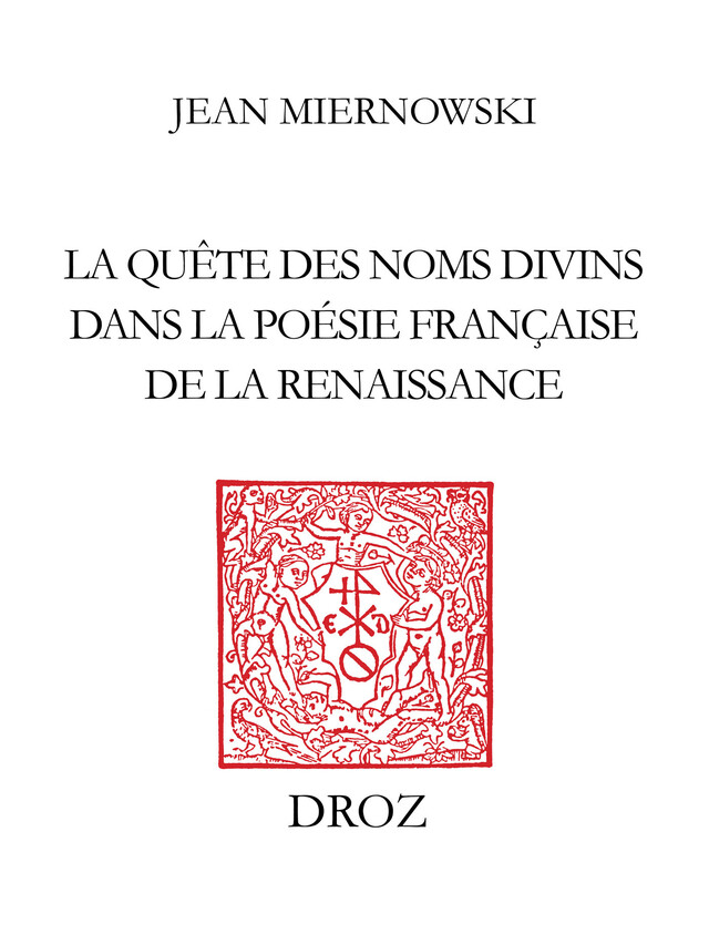 Signes dissimilaires - Jan Miernowski - Librairie Droz
