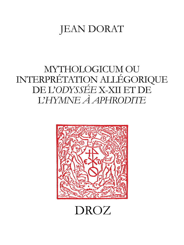 Mythologicum - Jean Dorat - Librairie Droz