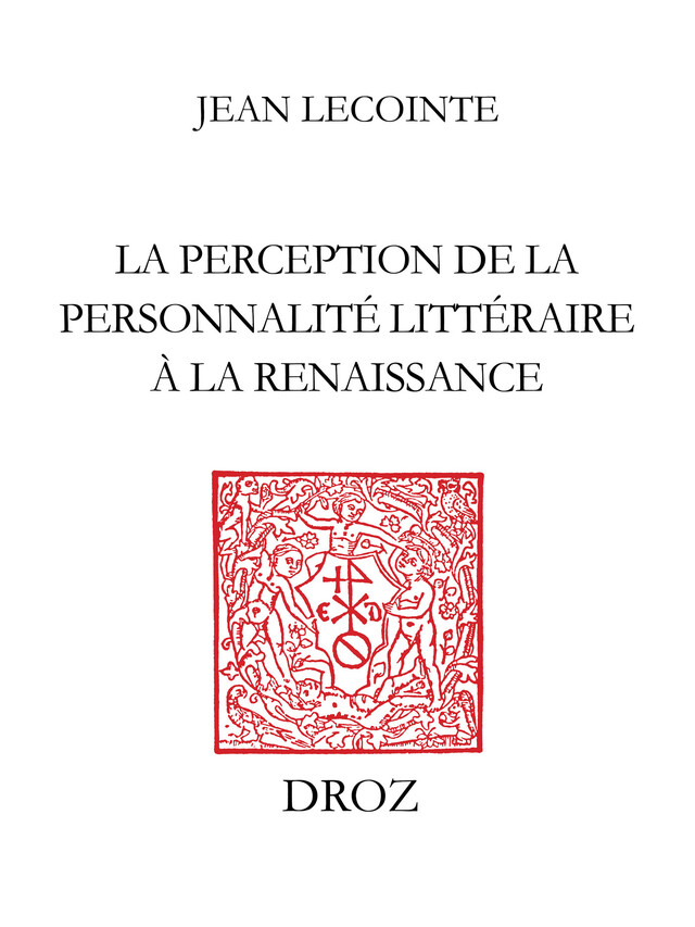 L'Idéal et la différence - Jean Lecointe - Librairie Droz