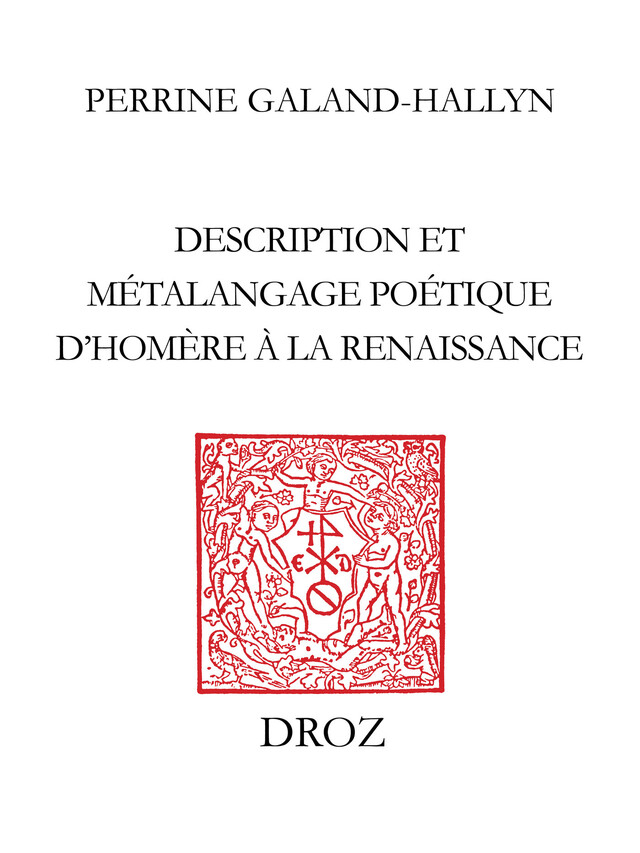 Le Reflet des fleurs - Perrine Galand - Librairie Droz