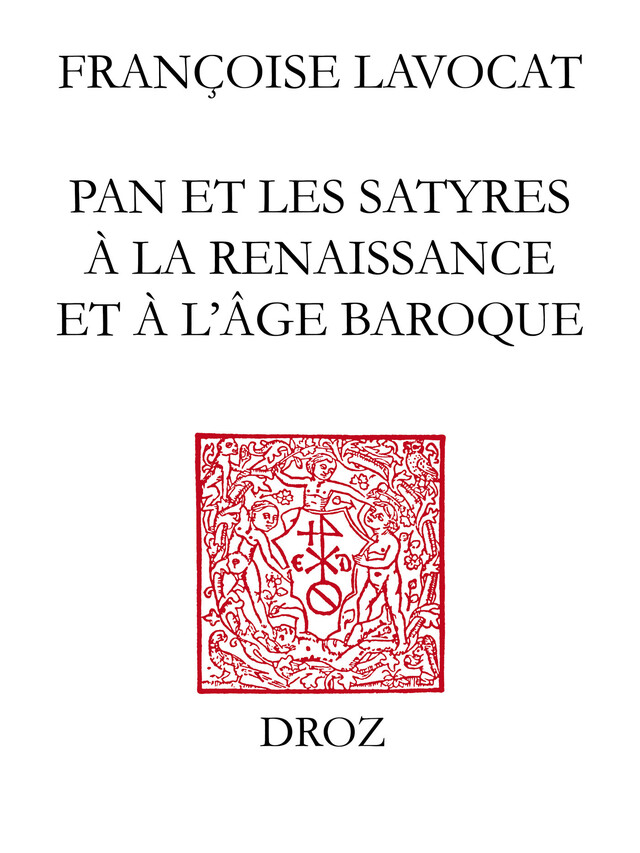 La Syrinx au bûcher - Françoise Lavocat - Librairie Droz