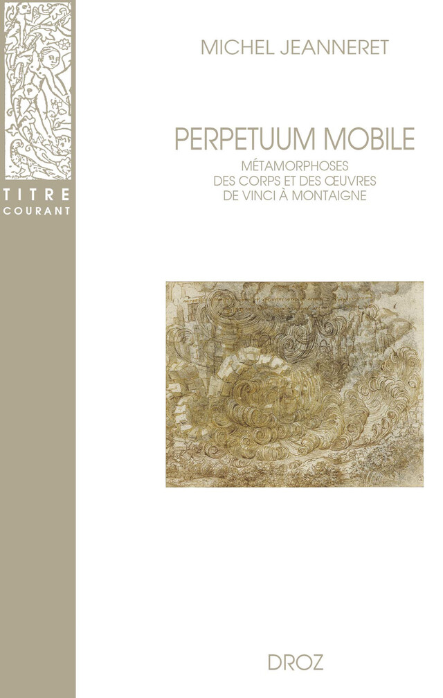Perpetuum mobile - Michel Jeanneret - Librairie Droz