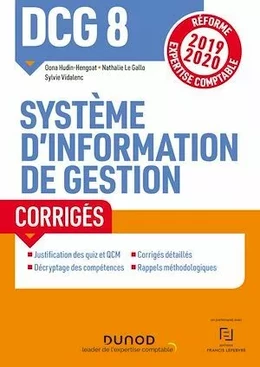 DCG 8  - Système d'information de gestion - Corrigés