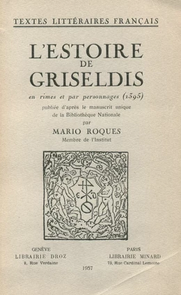 L’Estoire de Griseldis