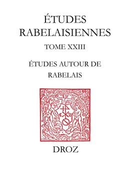 Etudes autour de Rabelais