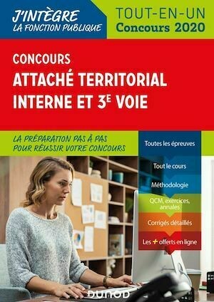 Concours Attaché territorial Interne et 3e voie - Corinne Pelletier, Francis Pian - Dunod