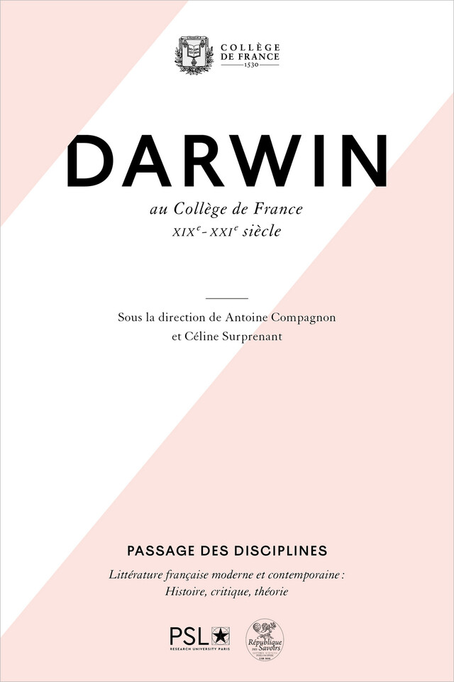Darwin au Collège de France -  - Collège de France