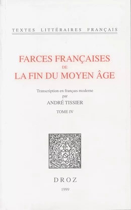 Farces françaises de la fin du Moyen Age